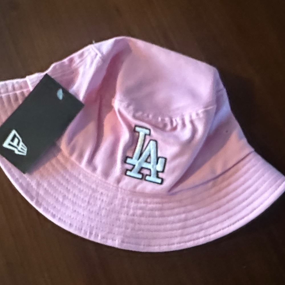 New Era Pink Bucket Hat
